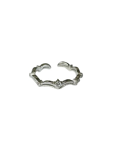 [Ring] Crown thin Ring-925silver