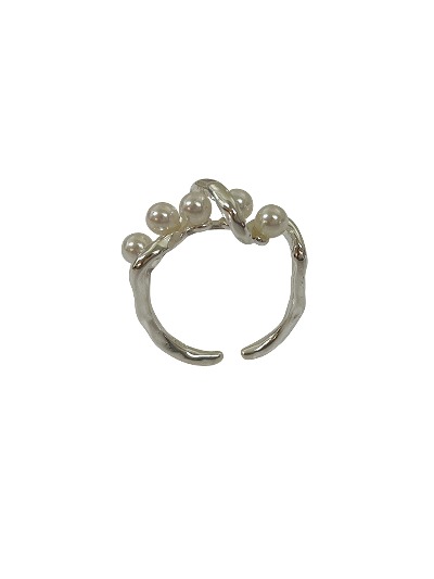 [Ring] Pearl crown Ring-925silver
