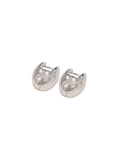 24 Almond ball Earring -silver925