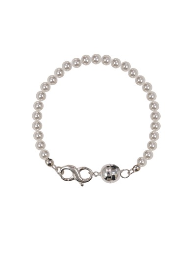24 Ball buckle pearl Bracelet-silver925