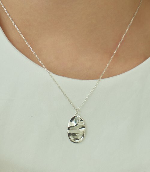 flow necklace-silver