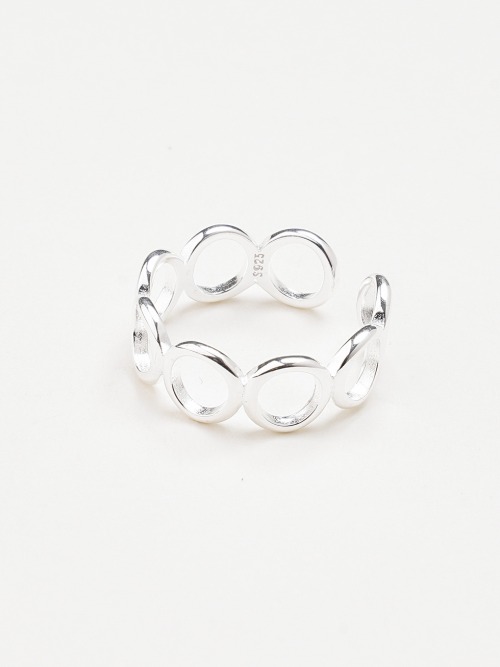 [Silver925] Circle ring R-Silver