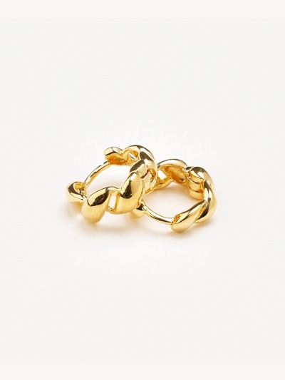 [Silver925] Twist mini ring E-Gold